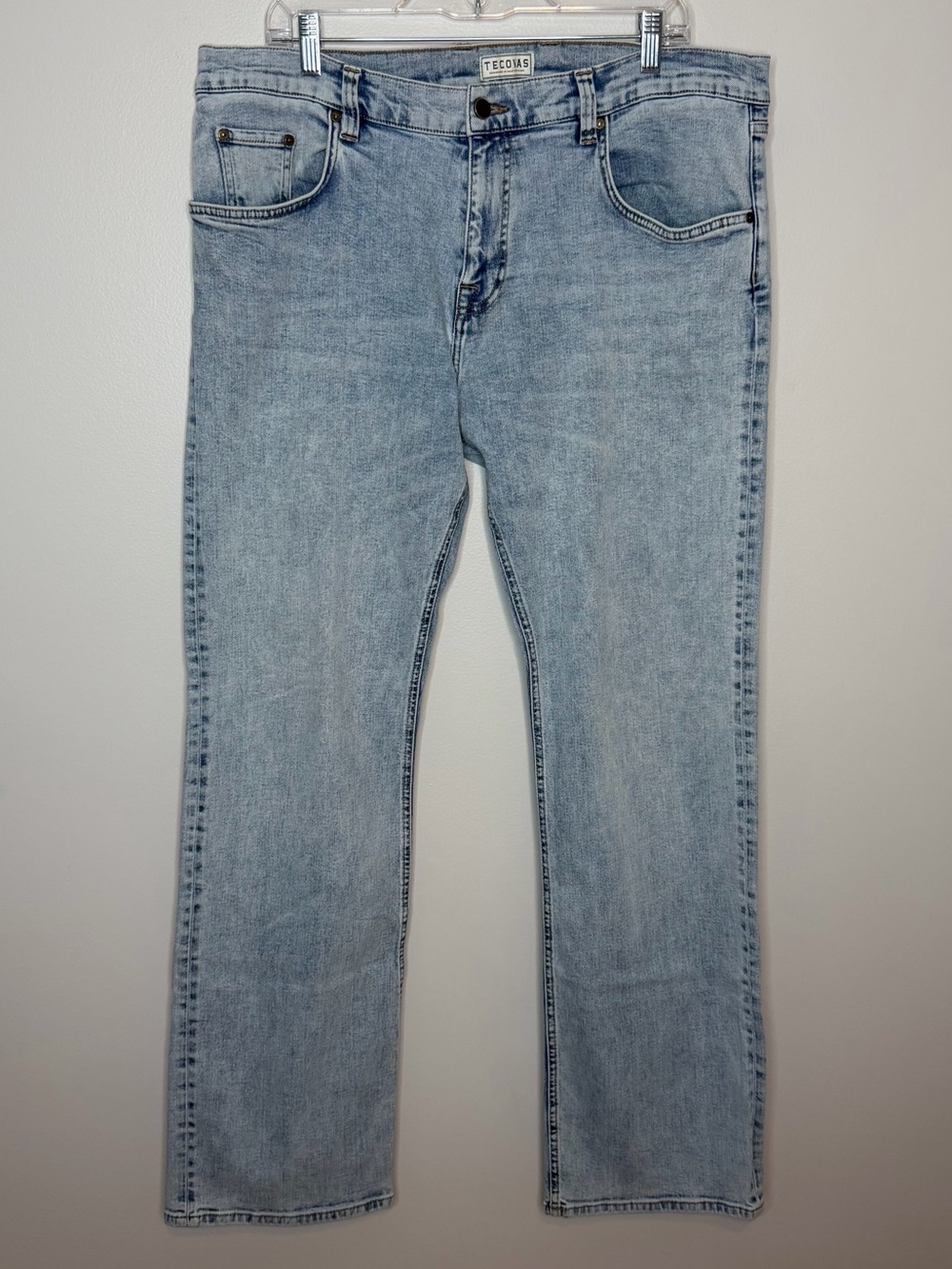 Tecovas Standard Light Blue Straight Leg Jeans Men’s 38x34